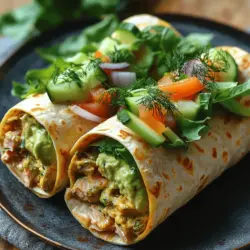 Creamy Avocado Tuna Wraps: A Delicious and Nutritious Meal