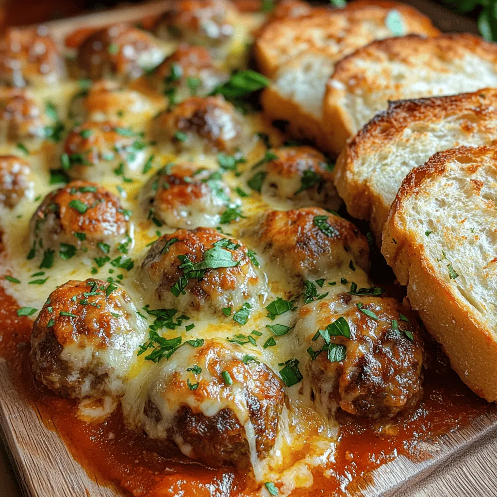 Imagine a dish that perfectly marries the comforting flavors of Italian cuisine with the casual appeal of a hearty family meal. The Savory Herbed Garlic Bread Meatball Bake does just that, presenting a delightful combination of tender meatballs, rich marinara sauce, and the irresistible crunch of garlic bread. This recipe is not just a meal; it's an experience, beckoning you to gather around the table with loved ones and savor each bite.
