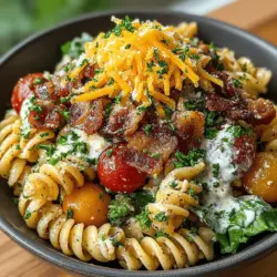 BLT Pasta Salad Delight: A Flavorful Summer Dish