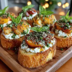 Bruschetta, a traditional Italian appetizer, has long been celebrated for its simplicity and versatility. This delightful dish typically features toasted bread topped with a variety of ingredients, often including tomatoes, garlic, and fresh herbs. However, in this recipe for Peach & Ricotta Bruschetta Toast, we take a creative departure from the classic version by incorporating ripe peaches and creamy ricotta cheese. This unique combination not only enhances the flavor profile but also celebrates the essence of fresh, seasonal ingredients.