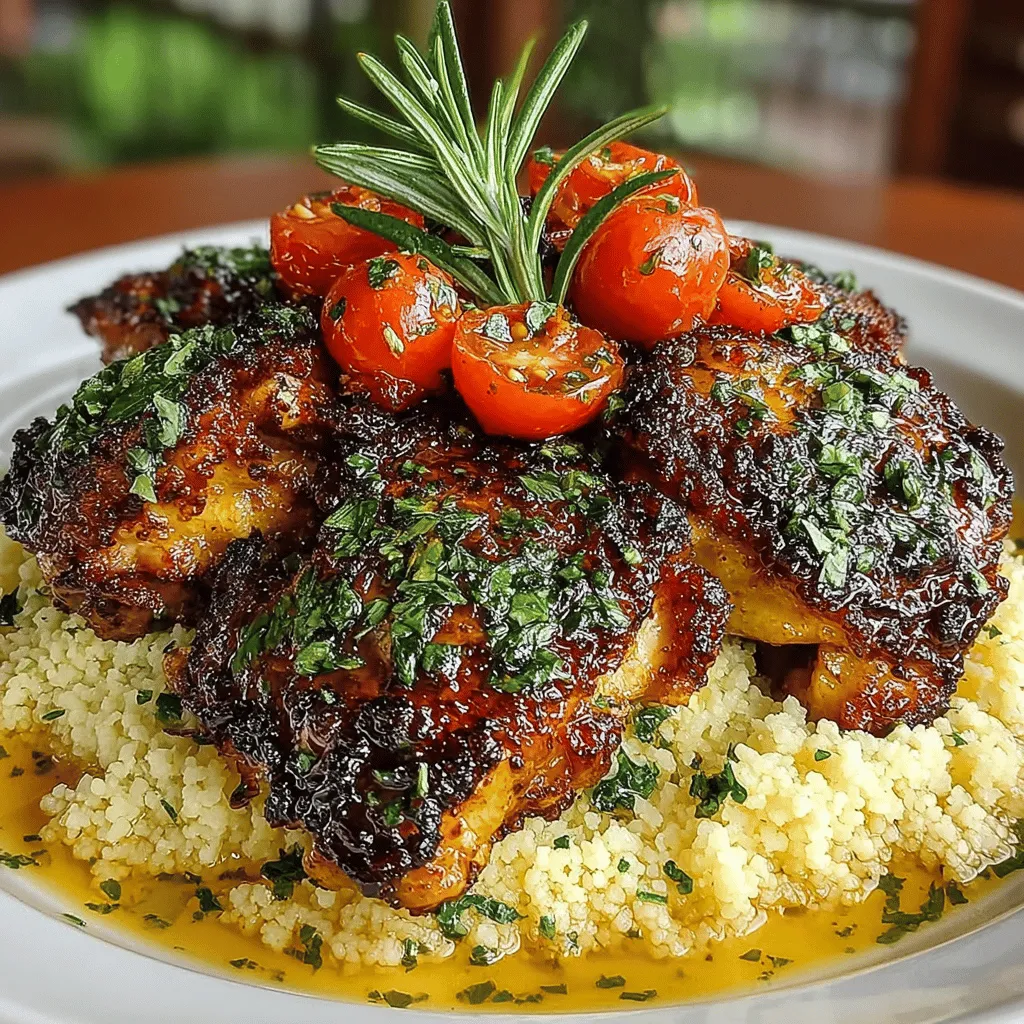 The harmony of flavors that arises from a well-prepared meal can transform an ordinary dining experience into an extraordinary one. One such dish that encapsulates this philosophy is Lemon Basil Couscous with Herb-Roasted Chicken. This recipe not only delights the palate but also showcases the vibrant essence of fresh ingredients, making it an ideal choice for family dinners or special occasions. As you embark on creating this dish, you'll discover how the bright zest of lemon pairs beautifully with the fragrant notes of basil and the savory richness of herb-roasted chicken.
