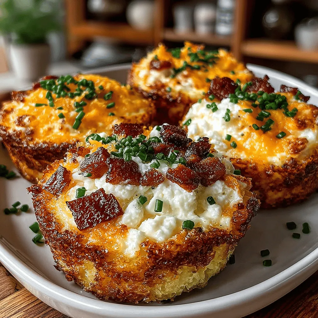 When it comes to breakfast or brunch, few dishes can compete with the warm, comforting flavors of Golden Hashbrown Egg and Cheese Cupcakes. This innovative recipe takes the beloved components of a classic breakfast and transforms them into delightful individual servings that are not only visually appealing but also incredibly satisfying. Imagine a crispy hashbrown base, perfectly cradling fluffy scrambled eggs and melted cheese—each bite is a harmonious blend of textures and flavors that will leave you craving more.
