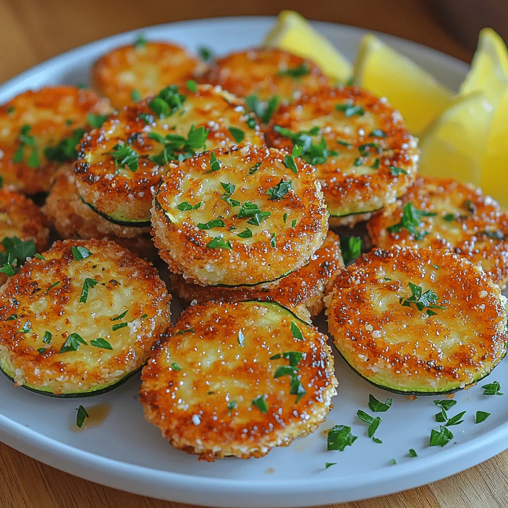As more individuals gravitate toward healthier cooking, vegetables like zucchini have taken center stage. This versatile squash is not only low in calories but also packed with vital nutrients, making it an excellent choice for those looking to enhance their diet without sacrificing flavor. Among the myriad of delicious ways to prepare zucchini, <strong>Crispy Panko Zucchini Bites</strong> stand out as a particularly enticing option. These bites offer a satisfying crunch and a burst of flavor, serving as a delightful alternative to traditional fried snacks.” /></p>
</p>
<h2>Baking vs. Frying: Health and Taste</h2>
</p>
<p>When it comes to preparing crispy panko zucchini bites, the method of cooking can significantly impact both health and flavor. Traditionally, frying is known for delivering a golden, crunchy exterior that many find irresistible. However, frying can also add unnecessary calories and unhealthy fats. In contrast, baking offers a healthier alternative while still producing delightful results.</p>
</p>
<p>Baking zucchini bites allows you to achieve that crispy texture with less oil. This method is particularly advantageous for those looking to reduce caloric intake or avoid excess fats. The natural moisture of the zucchini can be retained, leading to a tender interior that beautifully complements the crunchy panko coating.</p>
</p>
<p>Additionally, baking at a higher temperature (around 425°F or 220°C) can create a golden-brown finish without the need for deep frying. Many people find that baked zucchini bites can be just as satisfying as their fried counterparts, especially when paired with the right seasonings and dips.</p>
</p>
<h2>The Role of Olive Oil or Vegetable Oil Spray</h2>
</p>
<p>Using olive oil or vegetable oil spray can significantly enhance the crispiness of your baked zucchini bites without adding excess calories. A light mist of oil not only helps the panko breadcrumbs achieve that desirable crunch but also promotes even browning. This method allows you to control the amount of oil used, ensuring that the bites remain lighter and healthier compared to traditional frying.</p>
</p>
<p>When applying oil, aim for a light, even coating. This helps to create that quintessential crispy texture while also ensuring that the zucchini bites do not become soggy. A good rule of thumb is to lightly spray the zucchini after they have been coated in panko, ensuring every surface is touched by a bit of oil.</p>
</p>
<h2>Achieving the Perfect Golden-Brown Color</h2>
</p>
<p>To get that perfect golden-brown color on your zucchini bites while baking, consider the following tips:</p>
</p>
<p>1. <strong>Preheat Your Oven</strong>: Always preheat your oven to 425°F (220°C) before placing the zucchini bites inside. This temperature is key to achieving a crispy texture.</p>
</p>
<p>2. <strong>Use a Baking Rack</strong>: If possible, place a wire rack on top of a baking sheet. This allows hot air to circulate around the zucchini bites, promoting even cooking and reducing moisture accumulation.</p>
</p>
<p>3. <strong>Space Them Out</strong>: Arrange the zucchini bites in a single layer with space between each piece. Overcrowding can lead to steaming rather than crisping.</p>
</p>
<p>4. <strong>Flip Halfway</strong>: For the best results, flip the zucchini bites halfway through baking. This ensures that both sides achieve that delicious, golden crispiness.</p>
</p>
<p>By following these tips, you can enjoy beautifully baked zucchini bites that are not only visually appealing but also crisp and delicious on every bite.</p>
</p>
<h2>Serving Suggestions</h2>
</p>
<h3>Creative Ideas for Dips and Sauces</h3>
</p>
<p>Crispy panko zucchini bites are versatile and pair well with a variety of dips and sauces. Here are some creative ideas to elevate your serving experience:</p>
</p>
<p>– <strong>Garlic Aioli</strong>: A creamy garlic aioli adds a rich flavor that complements the crunch of the zucchini bites.</p>
<p>– <strong>Spicy Sriracha Mayo</strong>: For those who enjoy a bit of heat, combine mayonnaise with sriracha for a spicy kick.</p>
<p>– <strong>Honey Mustard Dip</strong>: The sweetness of honey combined with the tanginess of mustard creates a delightful dip that balances the savory zucchini.</p>
<p>– <strong>Ranch Dressing</strong>: A classic choice, ranch dressing pairs perfectly with the crispy bites and is always a crowd-pleaser.</p>
<p>– <strong>Tzatziki Sauce</strong>: This refreshing yogurt-based sauce adds a Mediterranean twist, enhancing the flavors of the zucchini.</p>
</p>
<h3>Pairing Suggestions</h3>
</p>
<p>To make your crispy panko zucchini bites a complete meal, consider pairing them with:</p>
</p>
<p>– <strong>Mixed Green Salad</strong>: A light salad with a vinaigrette dressing provides a refreshing contrast to the crunchy bites.</p>
<p>– <strong>Grilled Chicken or Fish</strong>: For a heartier meal, serve alongside grilled proteins for a balanced plate.</p>
<p>– <strong>Quinoa or Couscous</strong>: These grains can serve as a nutritious base, adding texture and flavor to your meal.</p>
<p>– <strong>Roasted Vegetables</strong>: Enhance your vegetable intake by serving with a side of roasted seasonal vegetables.</p>
</p>
<h3>Presentation Tips</h3>
</p>
<p>Presentation can elevate your dish from good to great. Consider garnishing your crispy panko zucchini bites with:</p>
</p>
<p>– <strong>Fresh Parsley</strong>: A sprinkle of chopped parsley adds a pop of color and freshness.</p>
<p>– <strong>Lemon Wedges</strong>: Serve with lemon wedges for a zesty squeeze that enhances the flavor of the zucchini.</p>
<p>– <strong>A Drizzle of Olive Oil</strong>: A light drizzle of high-quality olive oil can add richness and shine to your dish.</p>
</p>
<h2>Adapting the Recipe for Dietary Needs</h2>
</p>
<h3>Gluten-Free Alternatives</h3>
</p>
<p>For those with gluten sensitivities or celiac disease, adapting the crispy panko zucchini bites recipe is straightforward. Here are some suggestions:</p>
</p>
<p>– <strong>Gluten-Free Flour</strong>: Substitute regular flour with a gluten-free all-purpose flour blend. This will help create a similar texture for the coating.</p>
<p>– <strong>Gluten-Free Panko</strong>: Look for gluten-free panko breadcrumbs available in many health food stores or online. They provide the same crunch without the gluten.</p>
</p>
<h3>Vegan Modifications</h3>
</p>
<p>For a plant-based version of crispy panko zucchini bites, consider the following modifications:</p>
</p>
<p>– <strong>Egg Substitutes</strong>: Instead of using eggs as a binder, opt for flaxseed meal mixed with water (1 tablespoon of flaxseed meal + 2.5 tablespoons of water = 1 egg equivalent) or unsweetened applesauce.</p>
<p>– <strong>Dairy-Free Cheese</strong>: If you prefer a cheesy flavor, use a vegan cheese alternative that melts well or nutritional yeast for a cheesy taste without dairy.</p>
</p>
<h3>Incorporating Additional Flavors</h3>
</p>
<p>Feel free to personalize your zucchini bites by adding spices or herbs to the panko coating. Some popular options include:</p>
</p>
<p>– <strong>Italian Seasoning</strong>: A blend of dried basil, oregano, and thyme can add a lovely Italian flair.</p>
<p>– <strong>Cajun Spice</strong>: For a Southern twist, mix in some Cajun seasoning for a kick.</p>
<p>– <strong>Smoked Paprika</strong>: This adds a depth of flavor and a hint of smokiness.</p>
</p>
<h2>Storage and Reheating Instructions</h2>
</p>
<h3>Best Practices for Storing Leftovers</h3>
</p>
<p>To maintain the crispiness of your leftover crispy panko zucchini bites, follow these storage tips:</p>
</p>
<p>– <strong>Cool Completely</strong>: Allow the zucchini bites to cool completely at room temperature before storing them. This prevents condensation, which can lead to sogginess.</p>
<p>– <strong>Airtight Container</strong>: Store the bites in an airtight container lined with paper towels to absorb any moisture.</p>
</p>
<h3>Reheating for Optimal Texture</h3>
</p>
<p>When it’s time to enjoy your leftovers, reheating them properly is essential to restore their crispiness:</p>
</p>
<p>– <strong>Oven Method</strong>: Preheat your oven to 375°F (190°C) and place the zucchini bites on a baking sheet. Bake for about 10-15 minutes or until heated through and crispy again.</p>
<p>– <strong>Air Fryer Method</strong>: For a quick and efficient way to reheat, an air fryer can restore the crunch perfectly. Heat at 350°F (175°C) for about 5-7 minutes.</p>
</p>
<h3>Freezing and Thawing</h3>
</p>
<p>If you want to make a larger batch for future meals, freezing is a great option:</p>
</p>
<p>– <strong>Freezing</strong>: Once the zucchini bites are fully cooked and cooled, place them in a single layer on a baking sheet and freeze for an hour. Once frozen, transfer them to a freezer-safe bag, removing as much air as possible.</p>
<p>– <strong>Thawing</strong>: When ready to enjoy, thaw in the refrigerator overnight before reheating. This method helps maintain the texture and flavor of the bites.</p>
</p>
<h2>Conclusion</h2>
</p>
<p>Crispy panko zucchini bites are not only a delightful snack but also a versatile dish that can be adapted to various dietary preferences. Their crunchy exterior and tender interior make them an irresistible treat, whether served as an appetizer, side dish, or main course.</p>
</p>
<p>The joy of cooking with fresh ingredients is amplified when you share these delicious bites with loved ones. Experiment with different dips, pairings, and seasonings to create your unique twist on this recipe. By making crispy panko zucchini bites at home, you can control the ingredients and enjoy the satisfaction of a homemade snack that everyone will love.</p>
</p>
<p>So why wait? Gather your ingredients and make these crispy panko zucchini bites today! You won’t regret diving into this delicious and healthy treat.</p>
</div>