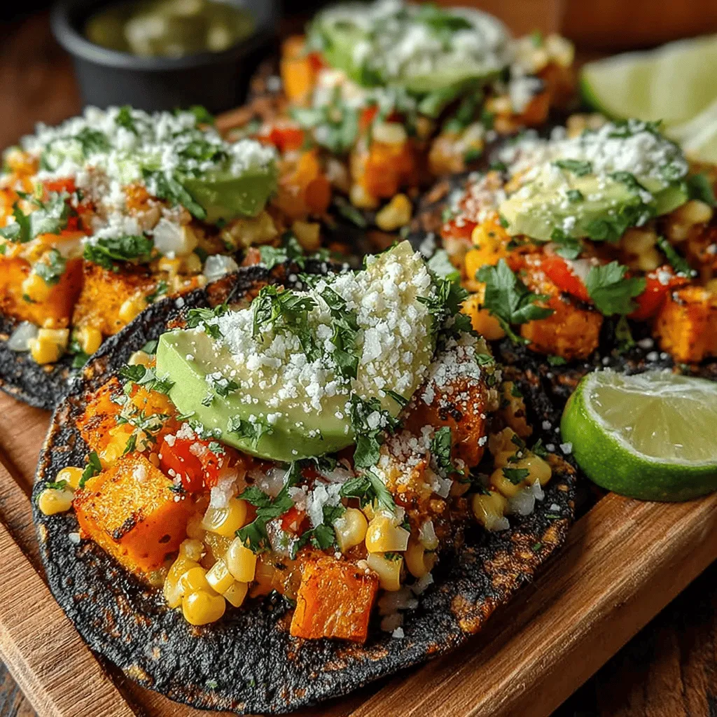As the culinary landscape continues to evolve, there has been a significant shift towards plant-based meals, reflecting a growing awareness of health, sustainability, and ethical eating. More people are incorporating vegetarian and vegan options into their diets, not only for health benefits but also for the diverse flavors and textures they offer. Among the myriad of plant-based recipes available, Sweet Potato & Corn Tacos stand out as a nutritious and flavorful option that appeals to both seasoned vegetarians and those exploring new dietary choices. These tacos are not only visually appealing but also packed with essential nutrients, making them a delightful addition to any meal.