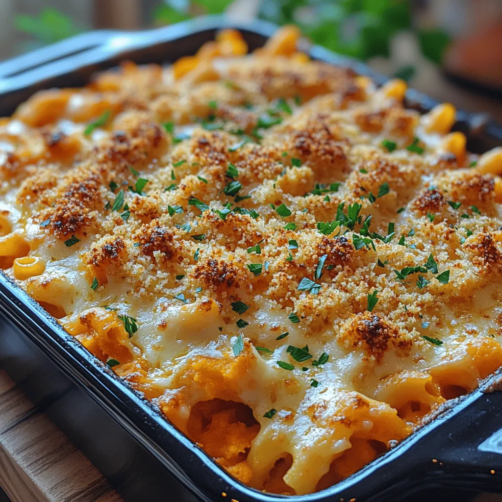 Mac and cheese is a beloved dish that brings warmth and comfort to many, often evoking fond memories of family gatherings and home-cooked meals. The creamy, cheesy goodness of this classic has undergone many transformations, but one of the most exciting variations is the incorporation of sweet potatoes. This Creamy Sweet Potato Mac & Cheese not only adds a vibrant color to your plate, but it also enhances the dish's nutritional profile, making it a guilt-free indulgence that appeals to both kids and adults alike.