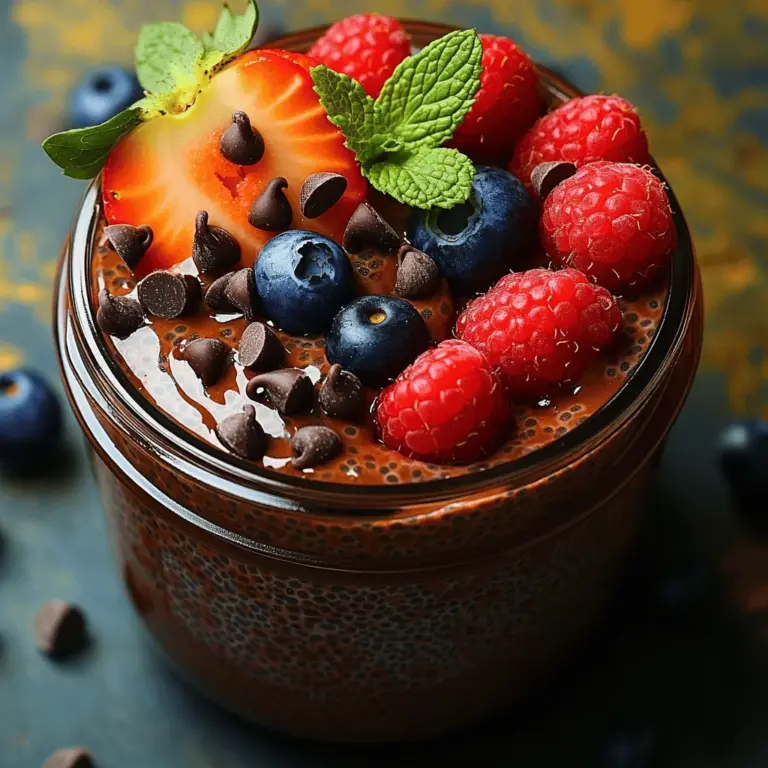 In recent years, chia pudding has taken the culinary world by storm, emerging as a favorite among health-conscious individuals and dessert lovers alike. This delightful dish is not only versatile but also offers a unique blend of flavors and textures that can satisfy even the most discerning palates. Among the various iterations of chia pudding, the Decadent Sweet Chocolate Chia Pudding shines brightly, standing out as a rich and indulgent treat that beautifully balances taste and nutrition.
