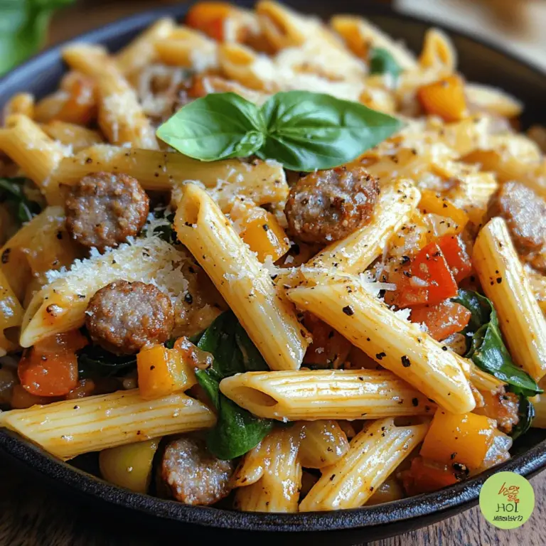 To create a truly remarkable savory Italian sausage pasta skillet, it’s essential to understand the role of each ingredient. A well-rounded dish starts with quality components, and this recipe is no exception.