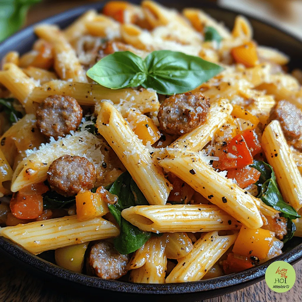 Savory Italian Sausage Pasta Skillet: A Flavorful One-Pan Wonder