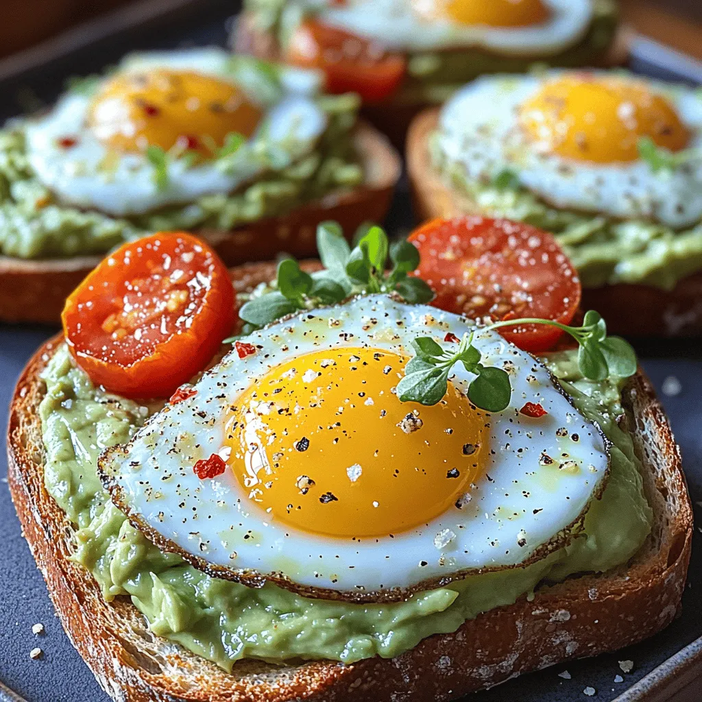 Start your day with a burst of flavor and nutrition with Avocado Bliss Toast topped with eggs. This dish has gained popularity in recent years, cherished not only for its vibrant appearance but also for its remarkable nutritional profile. Avocado Bliss Toast is a delightful fusion of creamy avocado and perfectly cooked eggs, providing a satisfying breakfast or brunch option that caters to both the taste buds and the body.