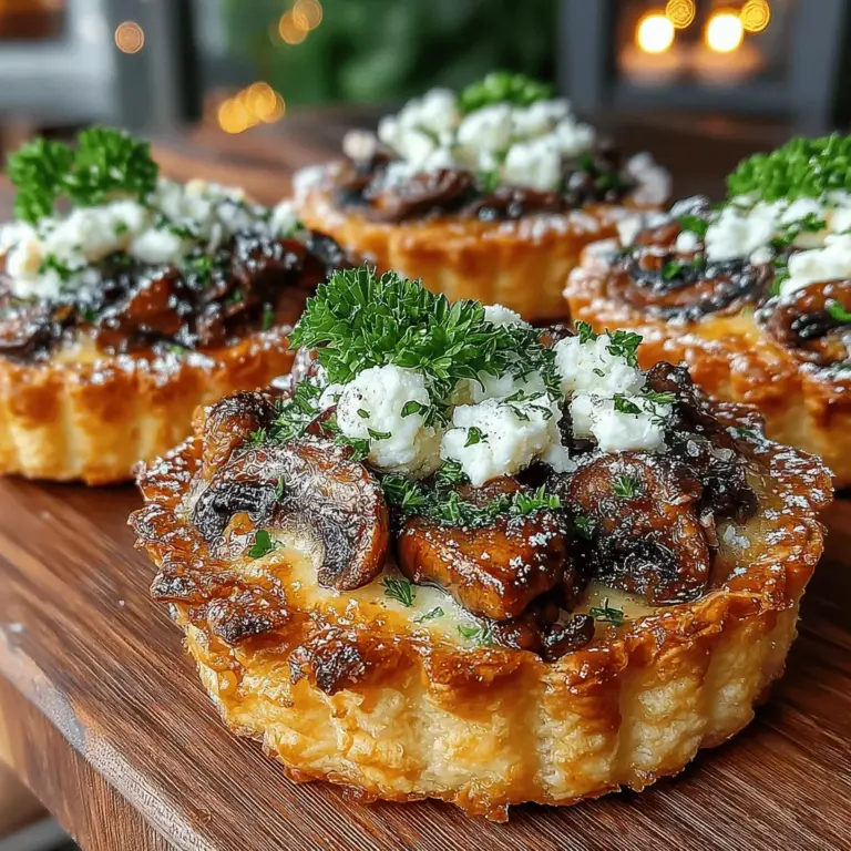 To create the perfect creamy mushroom and goat cheese tarts, it’s essential to understand the key ingredients that contribute to the dish's overall flavor profile and texture.