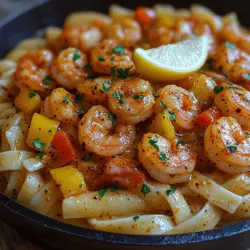 Spicy Cajun Shrimp Delight Pasta