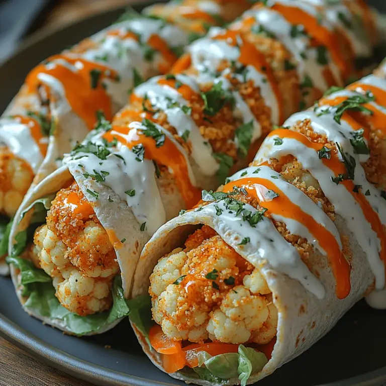 In an era where healthy eating is becoming more mainstream, Buffalo Cauliflower Wraps have emerged as a popular choice for those seeking a delicious, plant-based alternative to traditional wraps. These wraps are not only packed with flavor but also provide a satisfying crunch that can please even the most discerning palate. Combining the zesty heat of buffalo sauce with the subtle nuttiness of cauliflower, these wraps are a delightful way to enjoy a classic flavor profile while adhering to a plant-based diet.