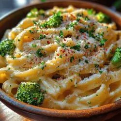 Creamy Dreamy Broccoli Alfredo Pasta