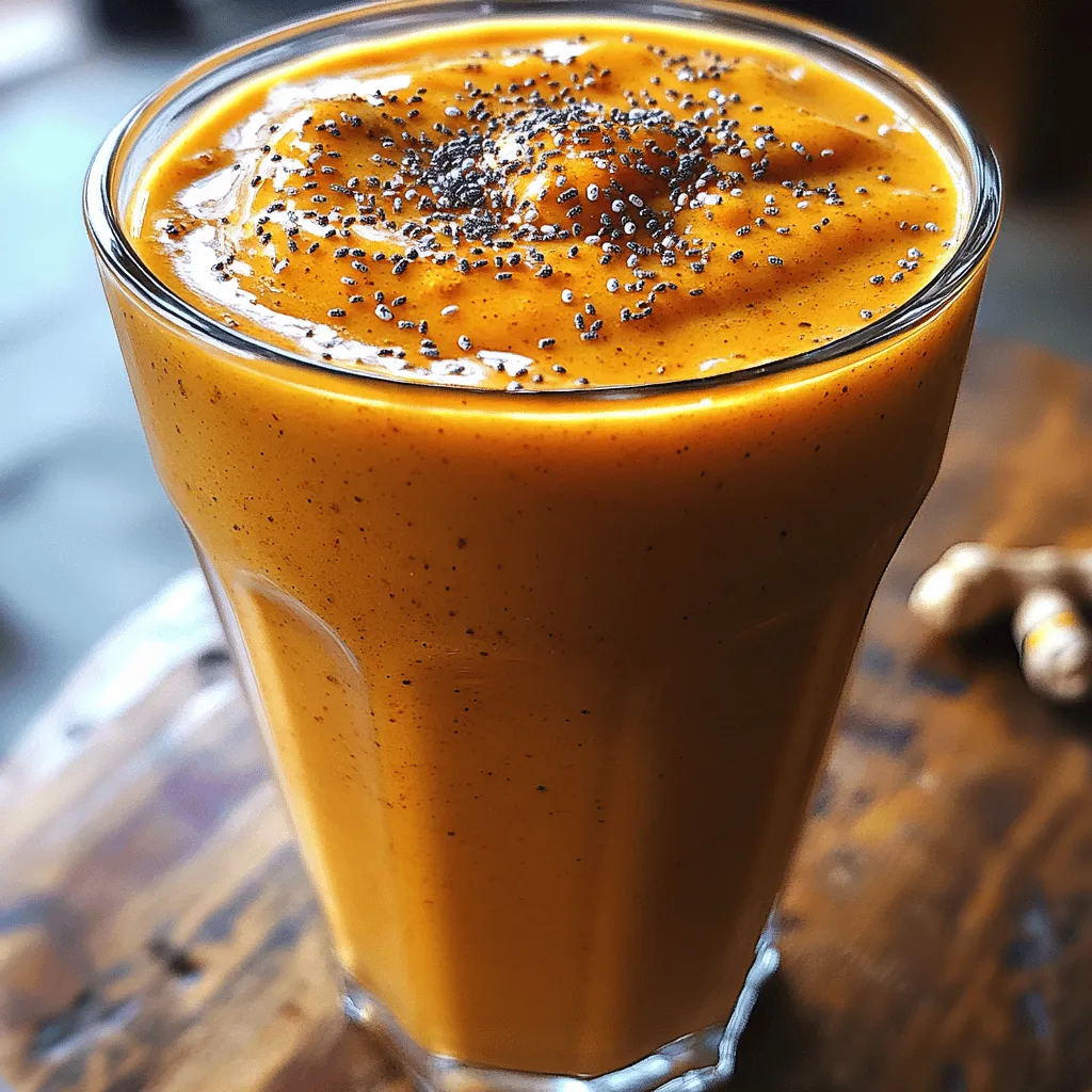 In recent years, smoothies have become a staple in health-conscious diets, celebrated for their convenience and versatility. These vibrant blends not only provide a delicious way to consume fruits and vegetables but also serve as a quick source of essential nutrients, making them an ideal choice for breakfast or a refreshing snack. Among the myriad of smoothie recipes available, the Golden Turmeric Ginger Smoothie stands out as a powerful health elixir, combining the earthy flavors of turmeric and ginger with the sweetness of fruits and creamy textures.