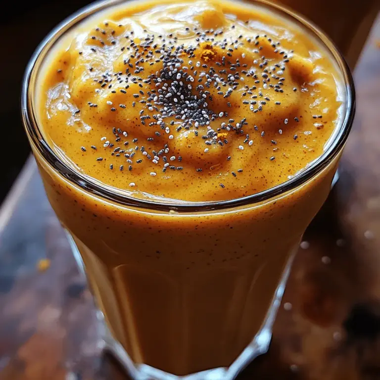 In recent years, smoothies have become a staple in health-conscious diets, celebrated for their convenience and versatility. These vibrant blends not only provide a delicious way to consume fruits and vegetables but also serve as a quick source of essential nutrients, making them an ideal choice for breakfast or a refreshing snack. Among the myriad of smoothie recipes available, the Golden Turmeric Ginger Smoothie stands out as a powerful health elixir, combining the earthy flavors of turmeric and ginger with the sweetness of fruits and creamy textures.