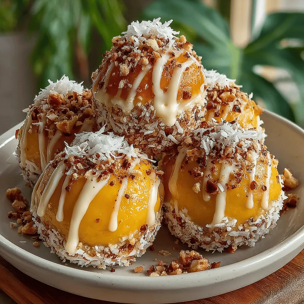 If you're looking for a delightful treat that encapsulates the essence of a tropical paradise, look no further than Tropical Mango Coconut Bliss Bites. This recipe combines the luscious sweetness of ripe mangoes with the creamy richness of coconut, creating a snack that's both refreshing and satisfying. Ideal for warm days or as a sweet indulgence any time of year, these bliss bites are not only a feast for the senses but also a boost for your health.