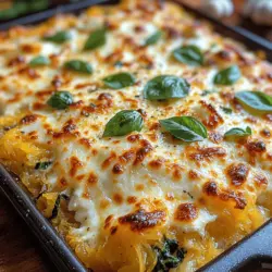 Cheesy Delight: Creamy Spaghetti Squash Bake