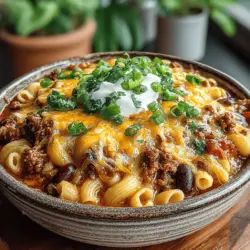Chili Cheese Mac Bliss is the ultimate comfort food that combines the heartiness of chili with the creamy goodness of macaroni and cheese. This dish is a culinary embrace, perfect for family dinners, game nights, or any occasion where you want to impress your guests with a delicious and satisfying meal. The fusion of flavors and textures in this recipe makes it a standout choice for anyone looking to enjoy a warm, hearty bowl of goodness. Not only is this dish easy to prepare, but it also brings together a variety of ingredients that contribute to its rich flavor profile. In this article, we will guide you through the process of making this delightful recipe, as well as provide insights into its key ingredients and variations, ensuring that you can indulge in a bowl of warmth, bliss, and comfort.