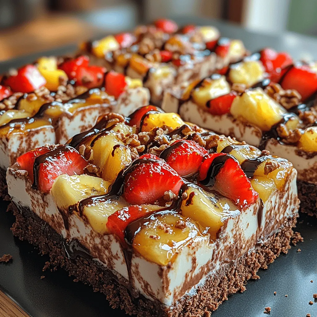 In recent years, no-bake desserts have surged in popularity, captivating dessert lovers of all ages with their simplicity and deliciousness. These treats are especially appealing during warmer months when turning on the oven feels less than inviting. Among the myriad of no-bake options, the Banana Bliss No-Bake Split Bars stand out as a delightful choice that seamlessly combines ease of preparation with a symphony of flavors and textures. Perfect for parties, potlucks, or simply a sweet treat at home, these bars are sure to impress.