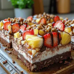 In recent years, no-bake desserts have surged in popularity, captivating dessert lovers of all ages with their simplicity and deliciousness. These treats are especially appealing during warmer months when turning on the oven feels less than inviting. Among the myriad of no-bake options, the Banana Bliss No-Bake Split Bars stand out as a delightful choice that seamlessly combines ease of preparation with a symphony of flavors and textures. Perfect for parties, potlucks, or simply a sweet treat at home, these bars are sure to impress.
