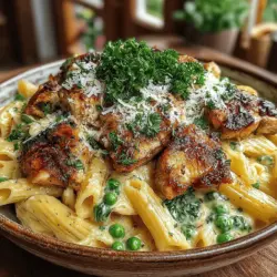 Creating a dish as comforting and enjoyable as Creamy Chicken & Pea Pasta Delight starts with understanding the key ingredients that contribute to its flavor and texture. Each element plays a vital role, enhancing the overall experience of the meal.