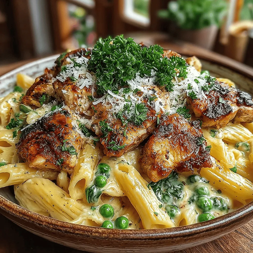 Creamy Chicken & Pea Pasta Delight: Steps, Tips, and Serving Suggestions