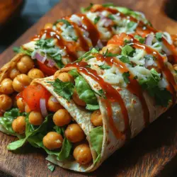 Crunchy BBQ Chickpea Wraps: Step-by-Step Instructions and Tips