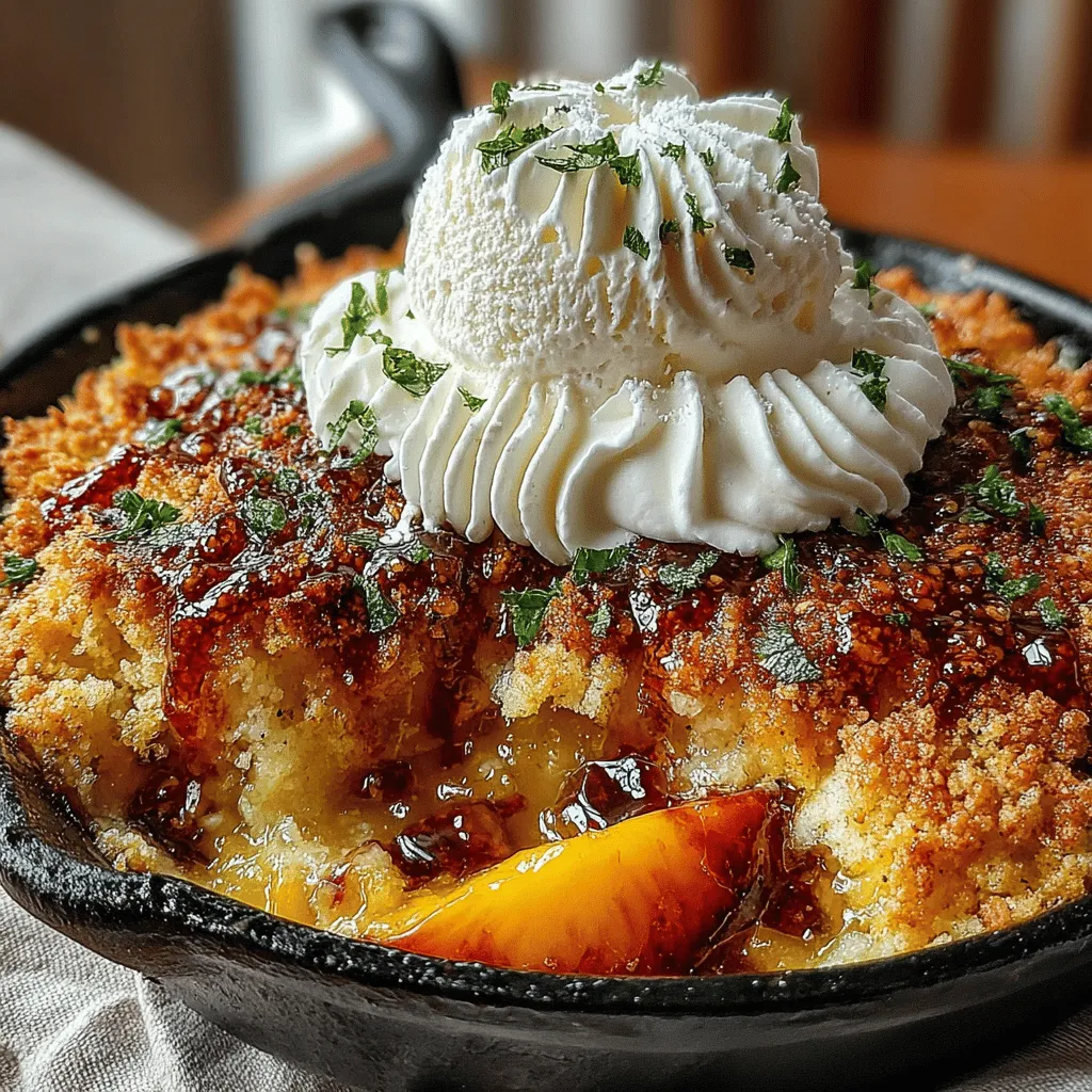 A successful Zesty Spicy Lime Peach Cobbler relies on a handful of simple yet impactful ingredients. At the heart of this recipe are fresh, ripe peaches, which provide the natural sweetness and juicy texture that make cobbler so irresistible. When selecting peaches, look for ones that yield slightly to pressure and have a fragrant aroma, indicating their ripeness. Fresh peaches not only contribute to the cobbler's flavor but also offer a delightful burst of color that makes the dish visually appealing.