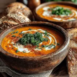 As the chill of the seasons sets in, there's nothing quite like a warm bowl of soup to comfort the soul. Creamy roasted carrot and parsnip soup is a delightful dish that perfectly embodies the essence of comfort food. With its velvety texture and rich flavor profile, this soup marries the natural sweetness of roasted vegetables with aromatic spices, creating a dish that is both nourishing and satisfying.