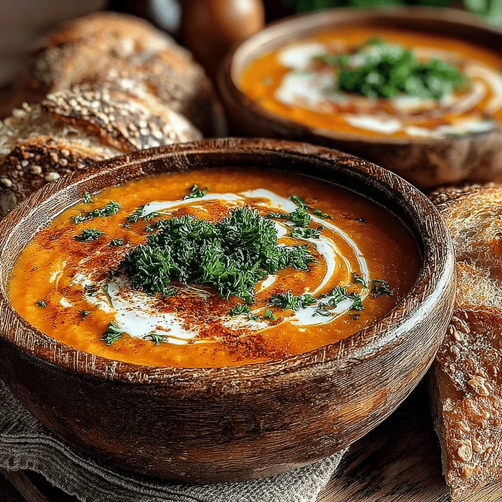 Creamy Roasted Carrot & Parsnip Soup: A Cozy Delight