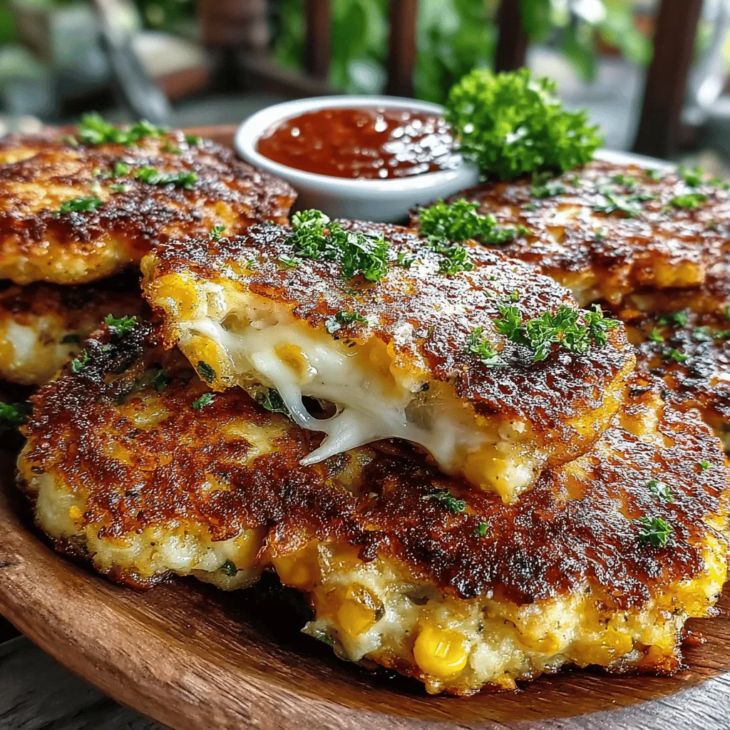 Seasoning is a crucial aspect of cooking, especially when it comes to achieving the perfect balance of flavors. For Cheesy Corn Fritters, salt and pepper serve as essential ingredients, enhancing the natural sweetness of the corn and the richness of the cheeses. A pinch of salt not only elevates the overall taste but also helps to bring out the flavors of the other ingredients. Black pepper adds a hint of warmth and depth, making these fritters irresistible. Always remember to taste your mixture before frying; adjusting seasoning at this stage ensures each bite is flavorful.