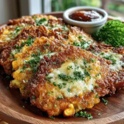 Seasoning is a crucial aspect of cooking, especially when it comes to achieving the perfect balance of flavors. For Cheesy Corn Fritters, salt and pepper serve as essential ingredients, enhancing the natural sweetness of the corn and the richness of the cheeses. A pinch of salt not only elevates the overall taste but also helps to bring out the flavors of the other ingredients. Black pepper adds a hint of warmth and depth, making these fritters irresistible. Always remember to taste your mixture before frying; adjusting seasoning at this stage ensures each bite is flavorful.