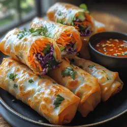 Thai cuisine is celebrated worldwide for its vibrant flavors and emphasis on fresh ingredients. Drawing inspiration from various regions, this culinary tradition masterfully balances sweet, sour, salty, and spicy elements, creating dishes that are as pleasing to the palate as they are to the eye. One dish that embodies the essence of Thai cooking is the spring roll. These delightful morsels are not just appetizers; they represent a harmonious blend of textures and flavors, making them a beloved choice for any gathering or a simple snack at home.