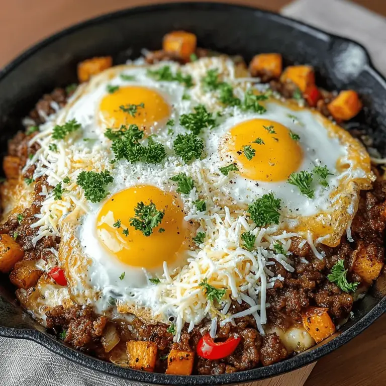 When it comes to breakfast, few dishes can rival the satisfaction of a hearty skillet meal. The Maple Sausage Sweet Potato Breakfast Skillet stands out as a delightful combination of savory and sweet flavors, making it a perfect choice for those seeking a nourishing start to their day. This recipe not only tantalizes the taste buds but also boasts a well-rounded nutritional profile, ensuring you kick off your morning with energy and satisfaction.