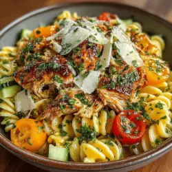 Chilled Lemon Herb Chicken Pasta Recipe