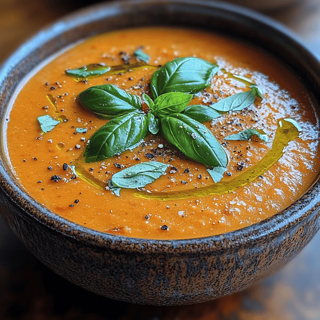 Heavenly Creamy Roasted Red Pepper Soup is more than just a meal; it’s an experience that warms the soul and tantalizes the taste buds. This vibrant dish combines the natural sweetness of roasted red peppers with the creaminess of a well-balanced soup, offering a delightful blend of flavors and textures. Its roots can be traced back to Mediterranean cuisine, where peppers are a staple ingredient, celebrated for their rich taste and nutritional benefits.
