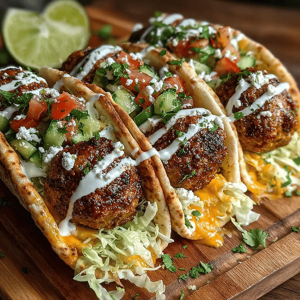 If you're looking for a flavorful and satisfying meal that also aligns with a healthy lifestyle, look no further than Spicy Sriracha Turkey Meatball Pitas. This dish beautifully marries the rich, savory taste of turkey meatballs with the fiery kick of Sriracha sauce, all while being encased in a soft pita pocket. The result is a delightful combination of flavors and textures that will please both your palate and your nutritional goals.
