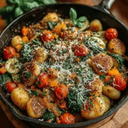 Garlic Butter Veggie Gnocchi Skillet