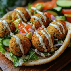 Crunchy Delight: Crispy Falafel Pita Pockets