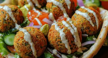 Crunchy Delight: Crispy Falafel Pita Pockets