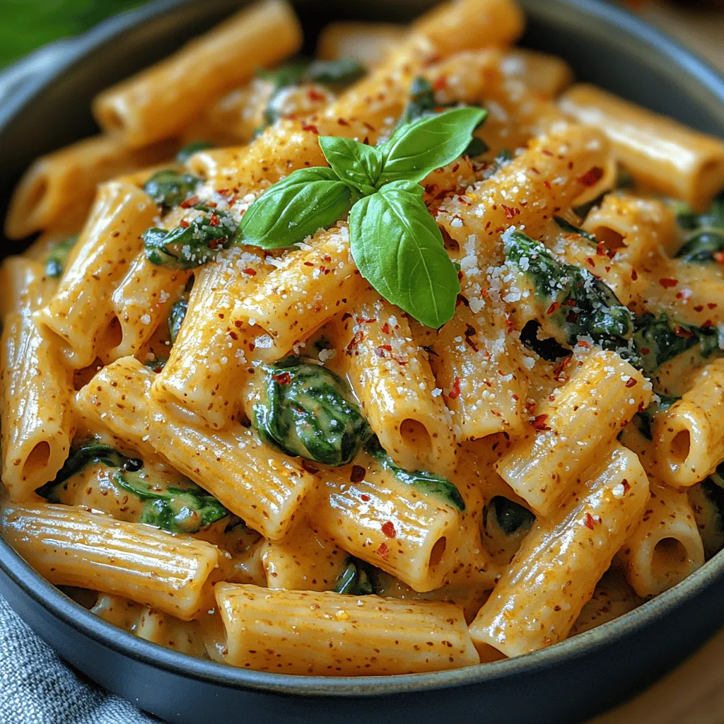 In recent years, the popularity of vegan recipes has surged, reflecting a growing awareness of health and environmental issues associated with traditional diets. As more individuals embrace plant-based eating, recipes that highlight the vibrant and diverse flavors of vegetables, grains, and legumes have taken center stage in kitchens worldwide. Among these culinary delights is the Creamy Vegan Spinach Pasta Delight, a dish that not only tantalizes the taste buds but also nourishes the body with essential nutrients. This recipe is a perfect example of how plant-based meals can be both satisfying and wholesome, making it an ideal option for anyone looking to enhance their diet.