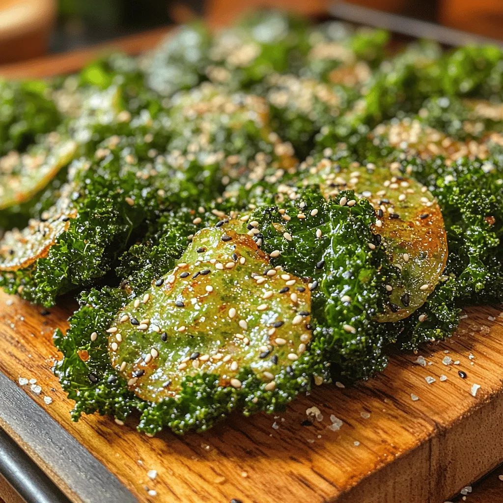 Kale chips have emerged as a popular alternative to traditional potato chips, offering a crunchy, satisfying snack that is not only delicious but also packed with nutrients. Among the many variations of kale chips, the Crispy Sesame Bliss Kale Chips stand out for their unique flavor profile and delightful crunch. This recipe is significant not just for its taste but also for its health benefits, making it an appealing choice for health-conscious snackers, parents looking for nutritious snacks for their children, and anyone who loves experimenting in the kitchen.