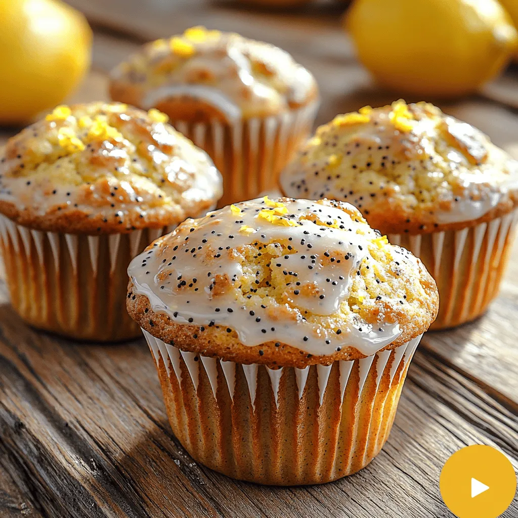 To achieve a rich and vibrant flavor in your Zesty Lemon Poppy Seed Muffins, the incorporation of eggs and flavoring is crucial. Start by using room temperature eggs; this allows for better emulsification when combined with other wet ingredients. As you whisk the eggs, consider adding a splash of vanilla extract alongside the lemon juice and zest. This combination will enhance the muffins’ overall flavor profile, balancing the tartness of the lemon with a hint of sweetness.