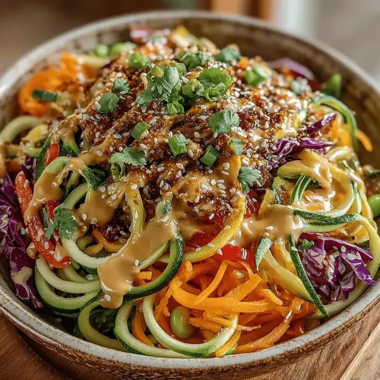 To begin, spiralizing zucchini into zoodles (zucchini noodles) is the foundation of this vibrant dish. Start by selecting fresh, firm zucchinis. Depending on your preference, you can use a spiralizer, julienne peeler, or mandoline to create long, noodle-like strands. Aim for a medium thickness that mimics traditional pasta.