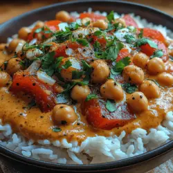 Creamy Tomato Chickpea Curry Recipe