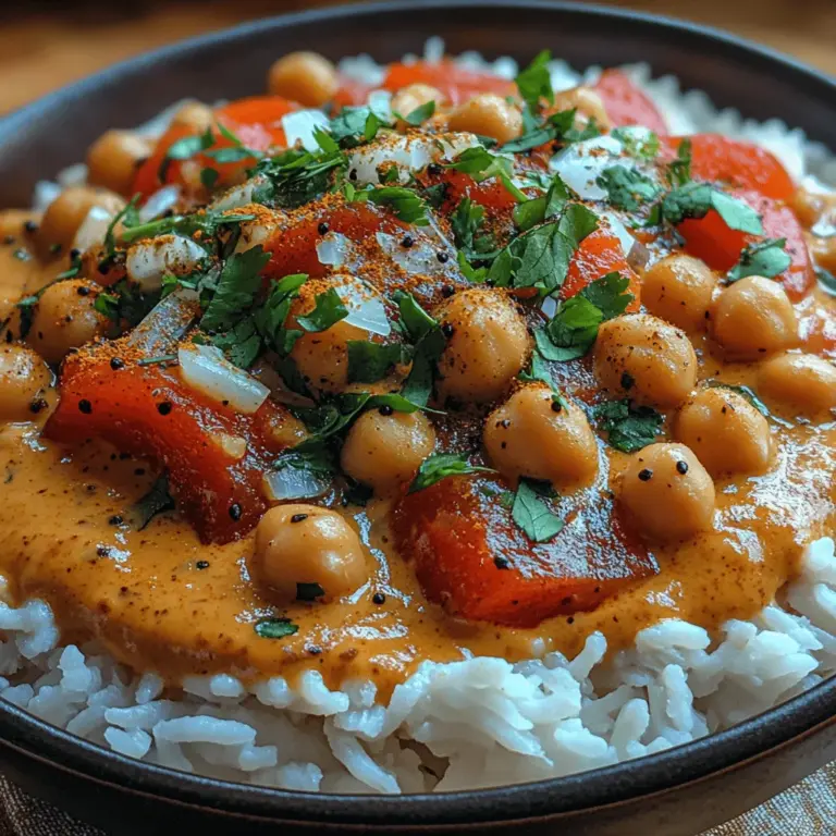 In the realm of plant-based cuisine, few dishes are as comforting and satisfying as Creamy Tomato Chickpea Curry. This vibrant, aromatic dish not only delights the taste buds but also nourishes the body with its wholesome ingredients. Combining protein-packed chickpeas with the rich, creamy texture of coconut milk and the fresh brightness of tomatoes, this curry is an ideal meal for anyone seeking a healthy yet indulgent dining experience.