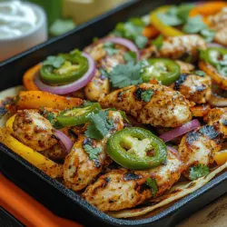 Fiery Jalapeño Lime Chicken Fajitas: A Spicy Journey
