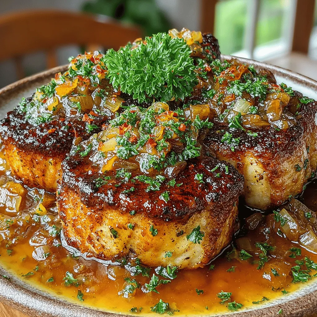 Savor the Comfort: Smothered Pork Chops with Onion Gravy
