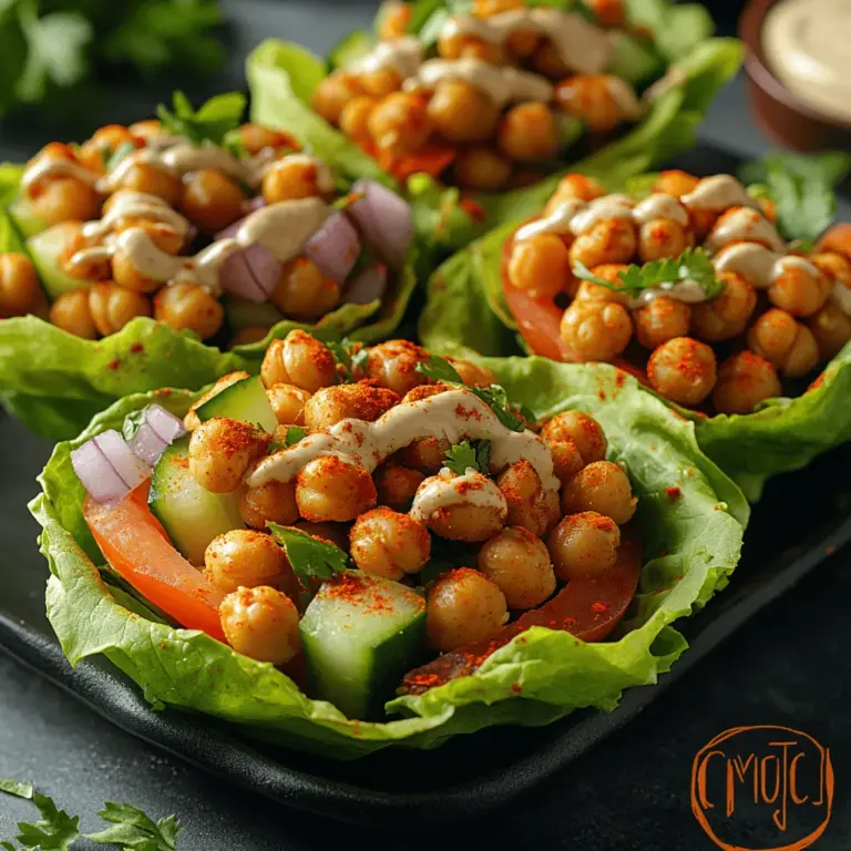Spicy Crispy Chickpea Lettuce Cups have emerged as a delightful fusion of flavor and health that captivates both vegetarian and omnivore palates. This dish combines the satisfying crunch of crispy chickpeas with the refreshing crispness of lettuce, offering an exciting alternative to traditional wraps and sandwiches. As more people seek to incorporate nutritious and flavorful meals into their diets, recipes like these have found their way into the spotlight, showcasing how wholesome ingredients can create an indulgent dining experience without compromising health.