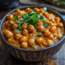 Creamy Tikka Masala Chickpeas Recipe
